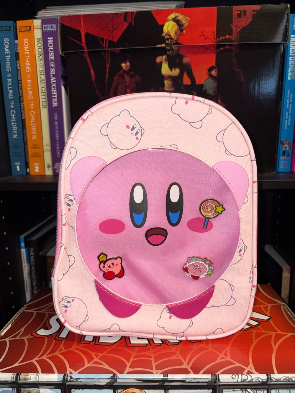 Kirby Pink Ita Backpack - Pins Included
